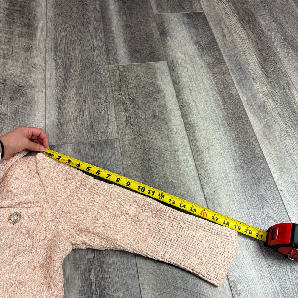 St. John Peach Knit Jacket - Picture 15 of 16
